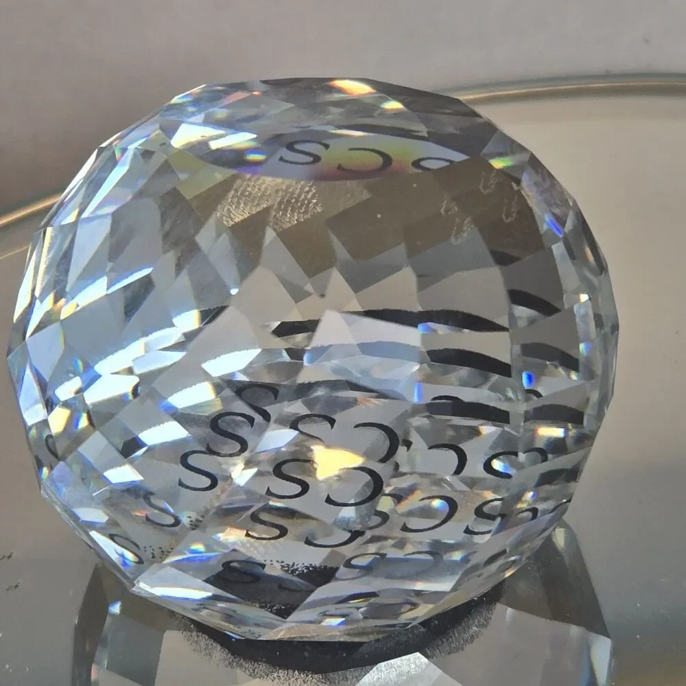 Swarovski Crystal Paper Weight, Black Swan, SCS 92-95 Renewal 1.6